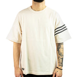 Adidas Neuclassic T-Shirt IV5354 - creme-schwarz reflektierend