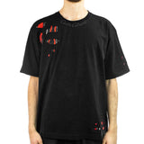 Carlo Colucci T-Shirt Oversized Fit C4734-20 - schwarz