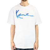 Karl Kani Water Signature T-Shirt 6060217 - weiss-blau
