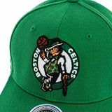 Mitchell & Ness Boston Celtics NBA Team Ground 2.0 Stretch Snapback Cap HHSS3257-BCEYYPPPGREN-