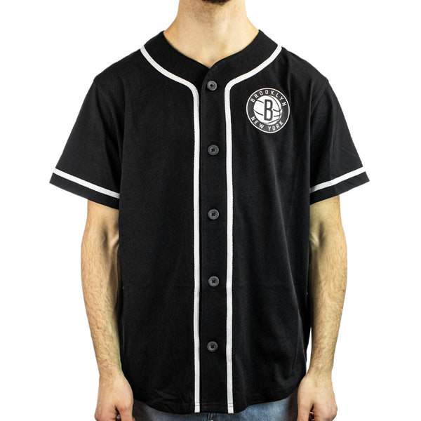 Official New Era NBA Baseball Jersey Brooklyn Nets T-Shirt C2_228