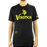 Nike Minnesota Vikings NFL Volt Dri-Fit Cotton T-Shirt 00CC-00A-9M-04C - schwarz-neon gelb