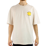 Pequs A Paradise Beach Club Graphic T-Shirt 60620043 - creme-gelb