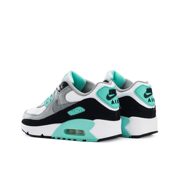 Nike Air Max 90 Leather Gs Cd6864 102 Weiss Mint Schwarz Grau