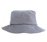 NYC Flexfit Cotton Twill Bucket Hat Hut 5003grey - grau