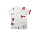 Jordan Air Elements All Over Print T-Shirt 85A619-001 - weiss