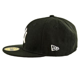 New Era Youth New York Yankees 59Fifty MLB League Basic Fitted Cap 10879081 Kids - schwarz-weiss