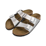 Birkenstock Arizona Birko-Flor Narrow 1012283 - silber