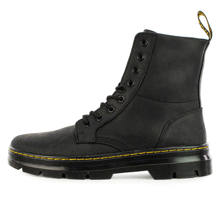Dr. Martens Combs Leather Black Wyoming Boots 26007001-