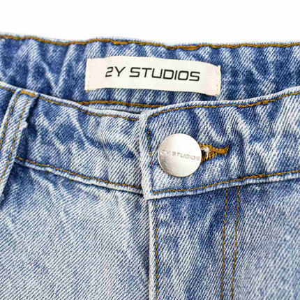 2Y Studios Adrik Basic Baggy Jeans - Light Blue J-B-10001-LBLUE-