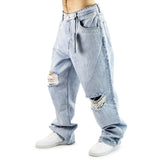 2Y Studios Anduin Ripped Baggy Jeans J-B-10002-LBLUE-