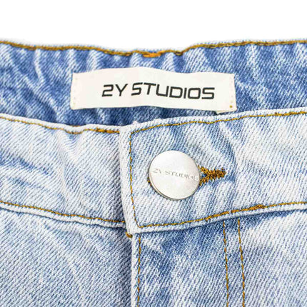 2Y Studios Anduin Ripped Baggy Jeans J-B-10002-LBLUE-