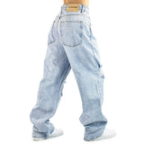 2Y Studios Anduin Ripped Baggy Jeans J-B-10002-LBLUE - hellblau