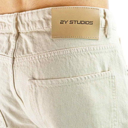 2Y Studios Haldor Carpenter Straight Jeans J-S-10002-BEIGE-