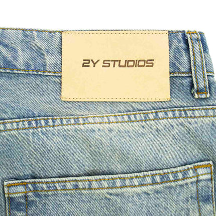 2Y Studios Aidan Cargo Baggy Jeans J-B-10006-SANDBLUE-