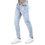 2Y Studios 2Y Premium Carlos Destroyed Slim Fit Jeans 2Y-B9056-ICE-