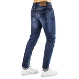 2Y Studios 2Y Premium Carlos Destroyed Slim Fit Jeans 2Y-B8997-MBLUE-