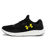 Under Armour Charged Pursuit 3 3024878-005 - schwarz-weiss-gold