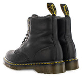 Dr. Martens 1460 Black Grizzly Boots Winter Stiefel 31873001-