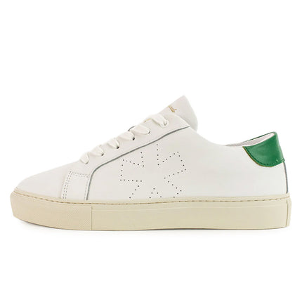 Born Originals Skylar Low Top - Green Tab 369 - weiss-grün