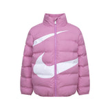 Nike Wrap Swoosh Debossed Quilt Jacke 36M133-ACG - rosa