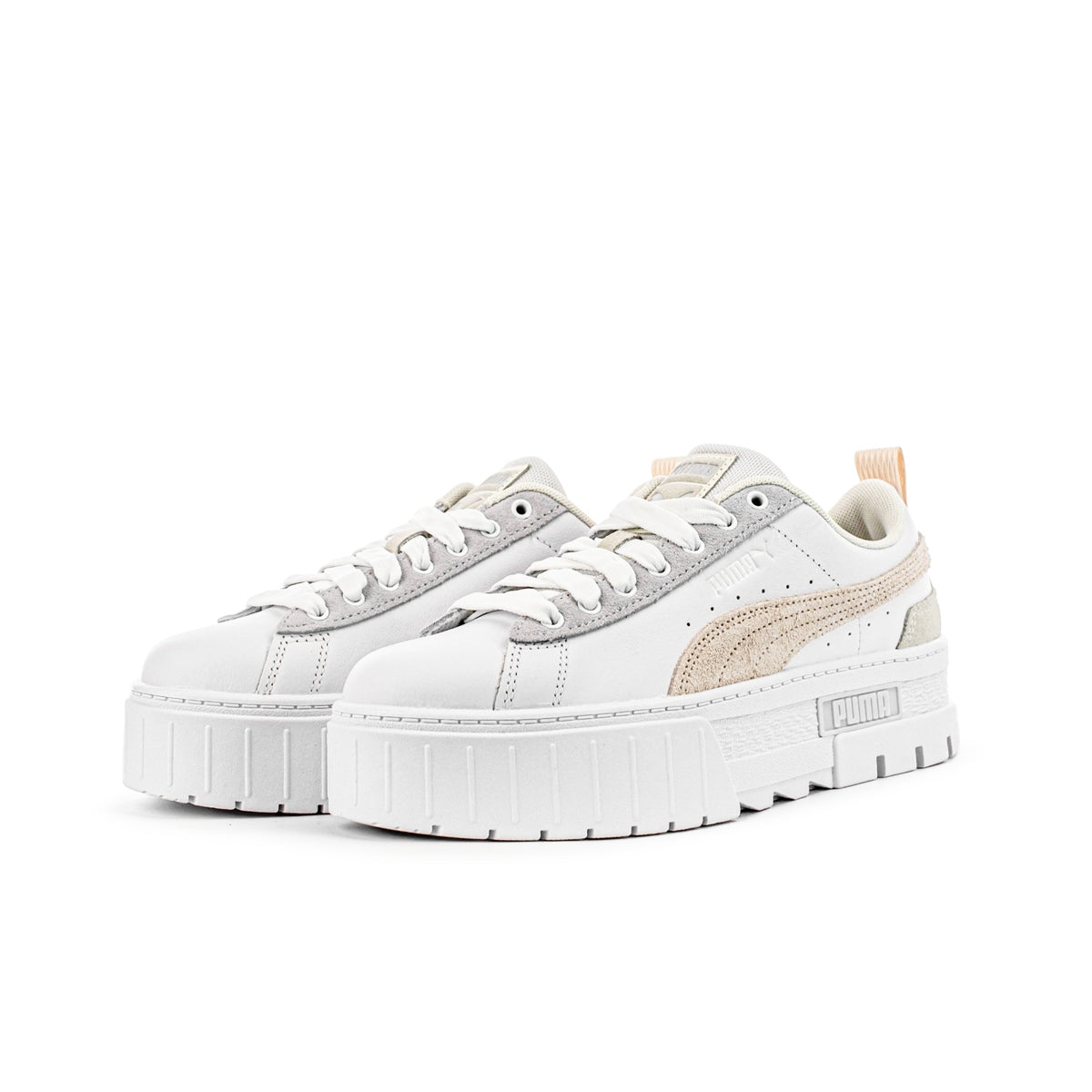 Puma Mayze Mix 387468-13 - weiss-rosa-hellgrau