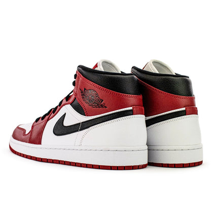 Jordan Air Jordan 1 Mid 554724-173 - weiss-schwarz-rot