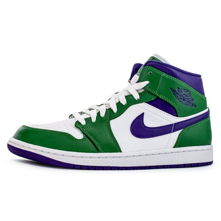 Jordan Air Jordan 1 Mid 554724-300 - weiss-grün-lila