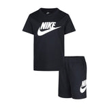 Nike Club Tee and Short Set 86L596-023 - schwarz-weiss