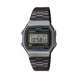 Casio Retro Digital Armband Uhr A168WEHB-1AEF - schwarz-grau-gelb