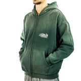 Another Cotton Lab Live in Balance Heavy Oversized Zip Hoodie Washed ACL-244-ZI-038-029-