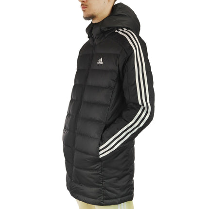 Adidas Essential 3-Stripes Light Hooded Daunen Parka Winter Jacke HZ8522-