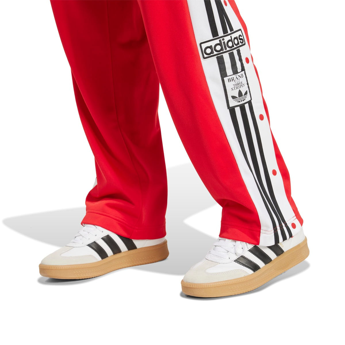 Adidas Adibreak Track Pant Jogging Hose KA0722 rot-weiss-schwarz