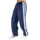 Adidas Adibreak Knitted Track Pant Jogging Hose JD4268 - dunkelblau-weiss