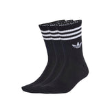 Adidas 3-Stripes Crew Socken 3 Paar JV7402 - schwarz-weiss