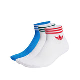 Adidas Trefoil Ankle Socken 3 Paar IU2662 - blau-weiss-rot-grün