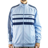 Adidas First Track Top Trainings Jacke JP1042 - hellblau-dunkelblau