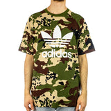 Adidas Camo Trefoil T-Shirt IS0215 - camouflage-weiss