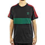 Adidas 3-Stripes Panel T-Shirt JP1272 - schwarz-grün-rot