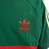 Adidas 3-Stripes Panel T-Shirt JD4277 - grün-rot-gelb