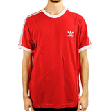 Adidas 3-Stripes T-Shirt IA4852 - rot-weiss