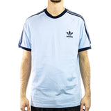 Adidas 3-Stripes T-Shirt JN7018 - hellblau-dunkelblau