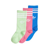 Adidas Kids Crew Socken 3 Paar IT7351 - grün-pink-blau