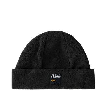 Alpha Industries Inc Label Fleece Beanie Winter Mütze 118937-03-