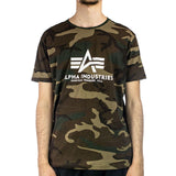 Alpha Industries Inc Basic Camouflage T-Shirt 100501C-408 - grün camouflage