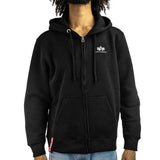 Alpha Industries Inc Basic Zip Hoodie SL 118342-03 - schwarz