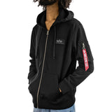 Alpha Industries Inc Back Print Zip Hoodie 128342-03-