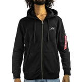 Alpha Industries Inc Back Print Zip Hoodie 128342-03-