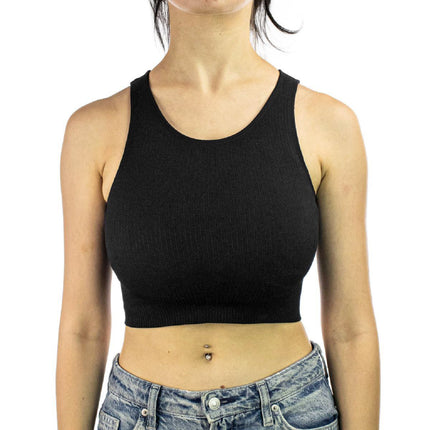 Aim‘n Ribbed Seamless Crop Top 61310114-
