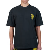 Alessandro Magno Chapter 1 Basic T-Shirt AM2301-20 - schwarz-gelb